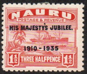 Nauru Sc #31 Mint Hinged