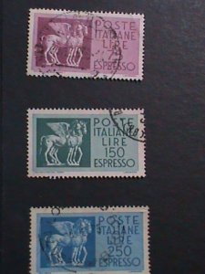 ​ITALY-1958- VERY OLD AIR MAIL-USED STAMPS VERY FINE WE SHIP TO WORLD WIDE