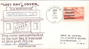 Waldheim LA Post Office Last Day - Eric Lewis Cover