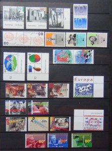 Netherlands 1993 1995 Commemorative issues Europa Stamp Day Film Notaries MNH