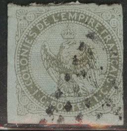 French Colonies Scott 1 Eagle and crown isssue of 1859-65