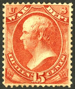 U.S. #O90 MINT OG LH TINY THINS 