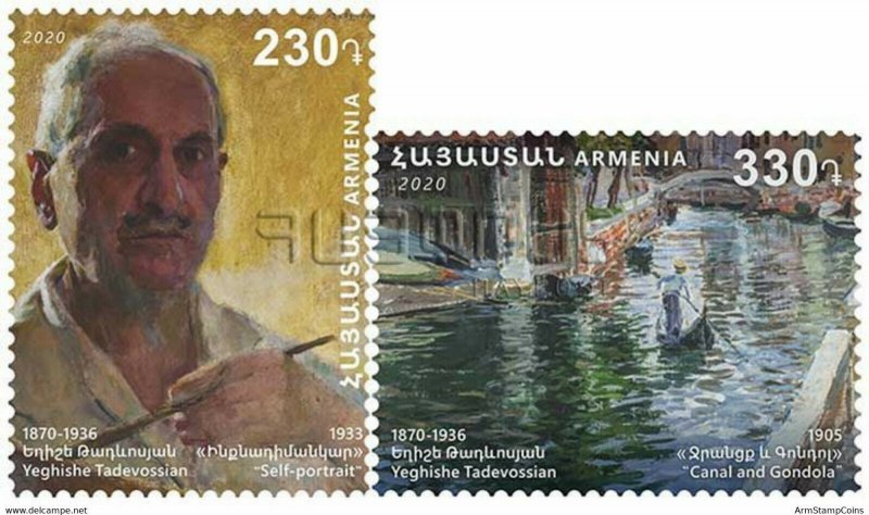 Armenia 2020 MNH** Mi 1159-1160 Prominent Armenians Yeghishe Tadevossian Art