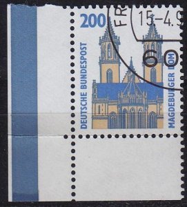 GERMANY BUND [1993] MiNr 1665 ( O/used ) [01] Sehenswürdigkeiten Eckrand