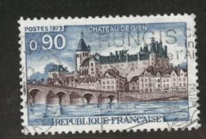 FRANCE Scott 1373 Used Glen Chateau stamp