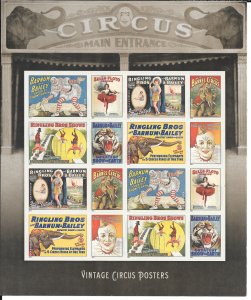 #4898-4905 MNH Circus Sheet (12664)