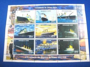 GUNIEA  1998 TITANIC ISSUE