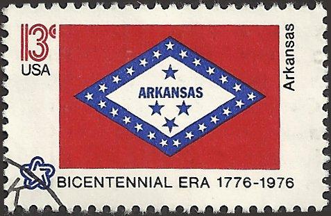 # 1657 USED STATE FLAG ARKANSAS