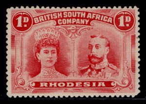 RHODESIA GV SG123, 1d bright carmine, M MINT. Cat £38.