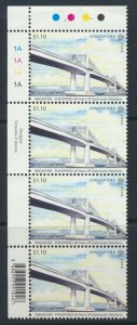 Singapore  SG 1877 SC# 1401 MNH x4  Bridges 2009  -  see detail / scan