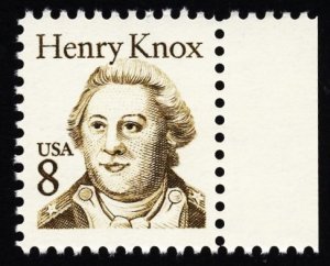 US 1851 MNH VF 8 Cent Henry Knox Revolutionary War General Overall Tagging