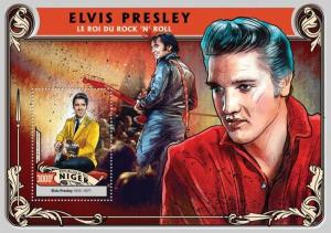 Elvis Presley Music Cinema Hollywood Niger MNH stamp set