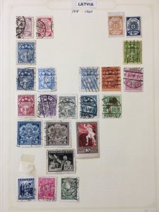 Latvia Russia Early/Mid MH Used Covers (100+) AB2280