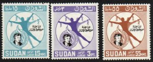 Sudan Sc #170-172 Mint Hinged