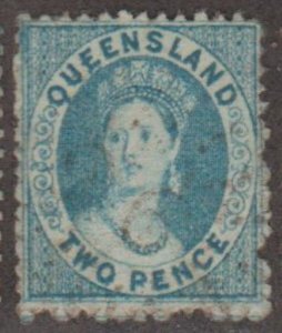 Queensland - Australia Scott #19 Stamp - Used Single