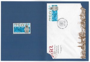 Poland 2007 MNH Special Folder Pack Stamp FDC Cp Scott 3862 Cracow 750 Years