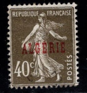 ALGERIA Scott 19 MH* stamp Algeria overprint