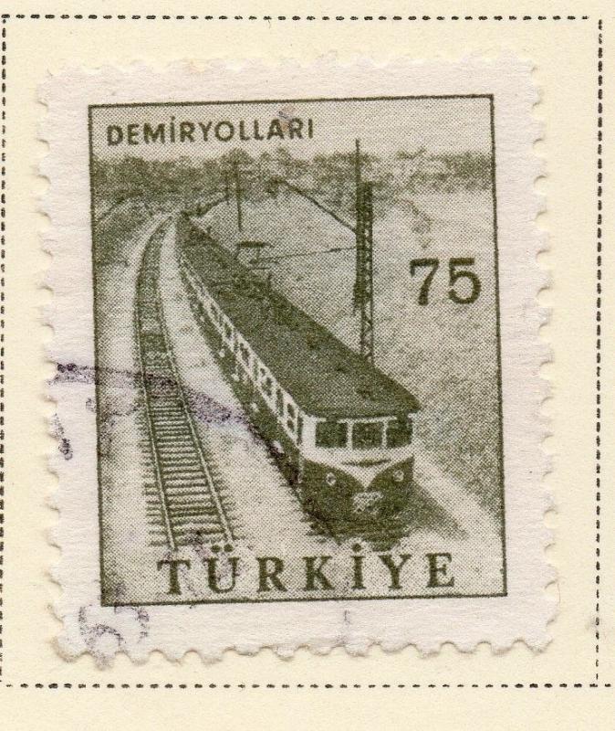 Turkey 1959-60 Early Issue Fine Used 75k. 093972