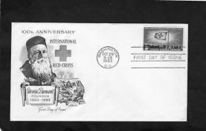 1239 Red Cross, FDC Artmaster cachet