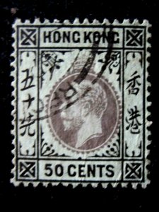 HONG KONG - SCOTT# 119c - USED - CAT VAL $10.00