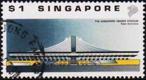 Singapore. 1989 $1 S.G.613  Fine Used