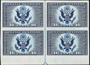 US Scott # 771 MNH Block of Four Arrow Line Great Seal of the United States
