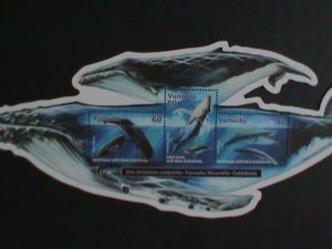 ​VANUATU-2001-SC#787a LOVELY BEAUTIFUL WALES SHAPE CUT  MNH S/S VERY FINE-