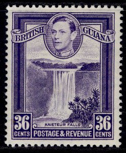 BRITISH GUIANA GVI SG313a, 36c bright violet, LH MINT.