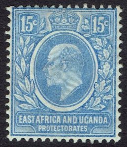 EAST AFRICA & UGANDA 1907 KEVII 15C