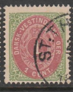 U.S. Scott #5e Danish West Indies - Possession Stamp - Used Single