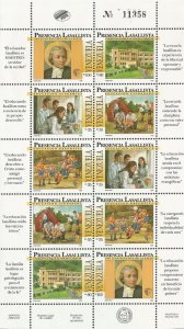 Venezuela 1995 Christian Brothers School La Colina Caracas sheetlet MNH