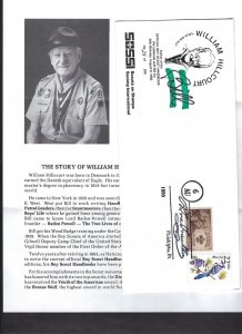 1990 US Boy Scouts William Hillcourt Green Bar Bill SOSSI tribute Ben Franklin