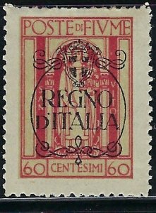 Fiume 191 MH 1924 Overprint (fe9833)