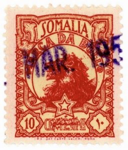 (I.B) Somalia Revenue : Marca da Bollo 10c (1950)