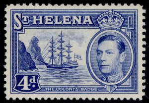 ST. HELENA GVI SG135b, 4d ultramarine, M MINT.