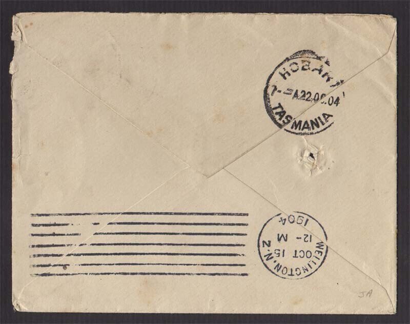 New Zealand 1904 mail - RARE