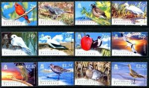 British Indian Ocean Territory (BIOT) 274-285, MNH, Birds. x8909