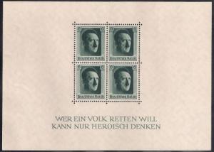 Germany #B102 6pf Adolf Hitler mint OG NH XF