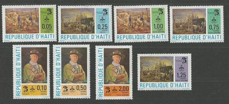 1983 Boy Scouts Haiti 75th anniversary BadenPowell MNH