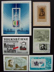Germany, DDR Souvenir Sheets