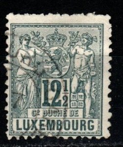 Luxembourg #53 F-VF Used CV $24.00 (X5013)