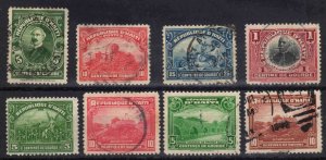 Haiti ~ Group of 8 Different Used Classic Stamps ~ MX