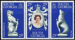 South Georgia #51 a b c Postage British Commonwealth Stamp Mint LH