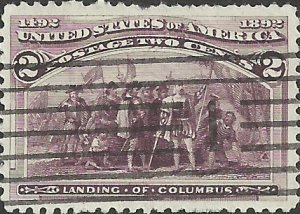 # 231 BROWN VIOLET USED LANDING OF COLUMBUS SCV-0.30