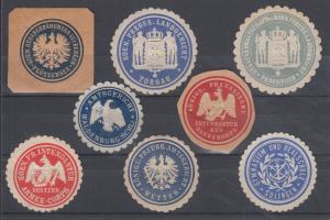Germany, 8 State & Municipal Seals, VF appear