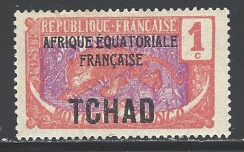 Chad Sc # 19 mint hinged (RRS)