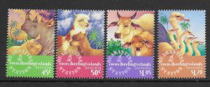 Cocos Island 319-22  1996 set 4  VF NH