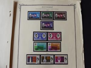 Montserrat 1903-1954 Mint/Used Stamp Collection on Scott Int Album Pages