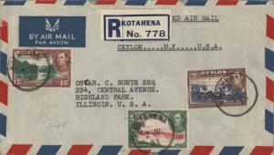Ceylon 1948 Postal History