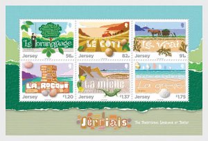 Jersey - Postfris/MNH - Sheet Traditional Language 2022